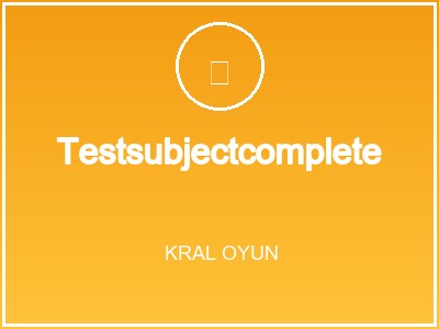 Testsubjectcomplete